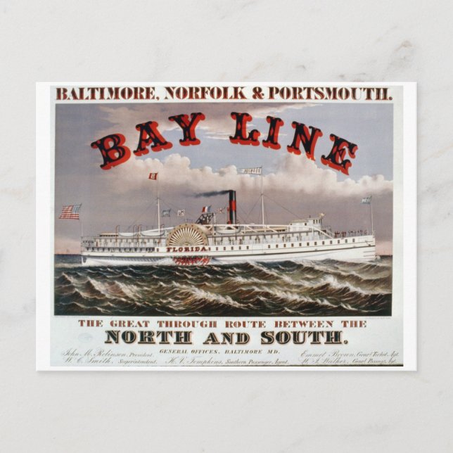 Bay Line - The Great Through Line Postkarte (Vorderseite)