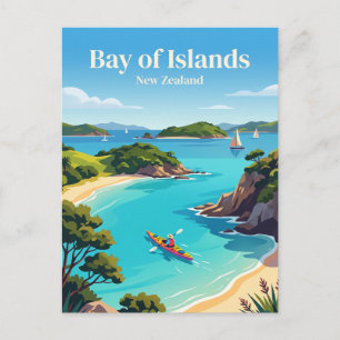 Bay of Islands Neuseeland Postkarte