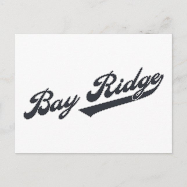 Bay Ridge Postkarte (Vorderseite)