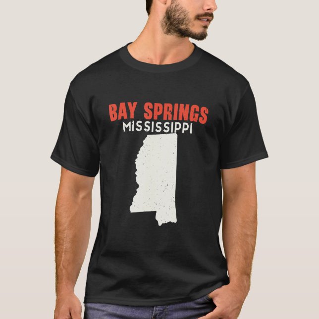 Bay Springs Mississippi USA Staat America Travel M T-Shirt (Vorderseite)