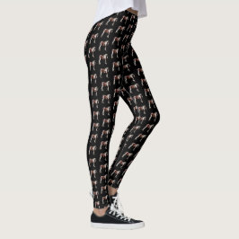 Bay Tobiano Paint Horse Leggings