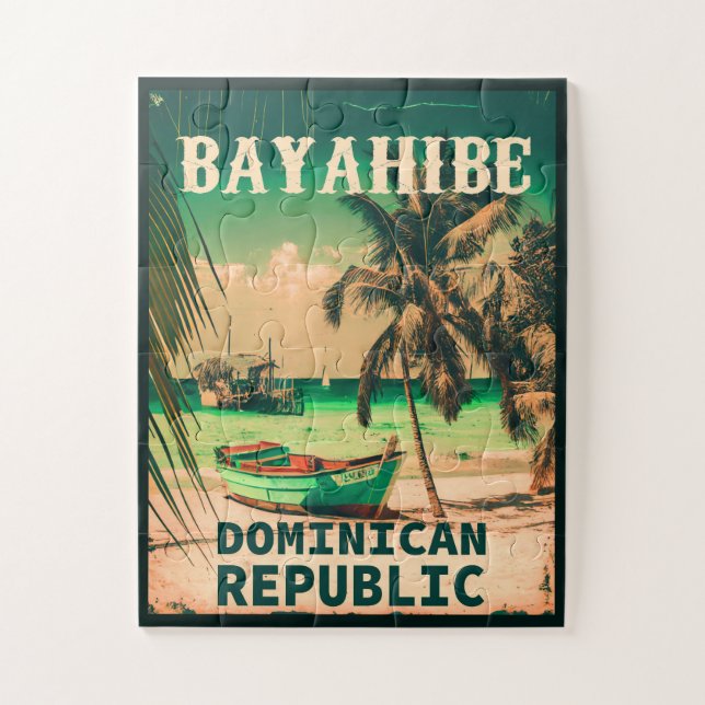 Bayahibe Dominikanische Republik - Retro Vintager  (Vertikal)