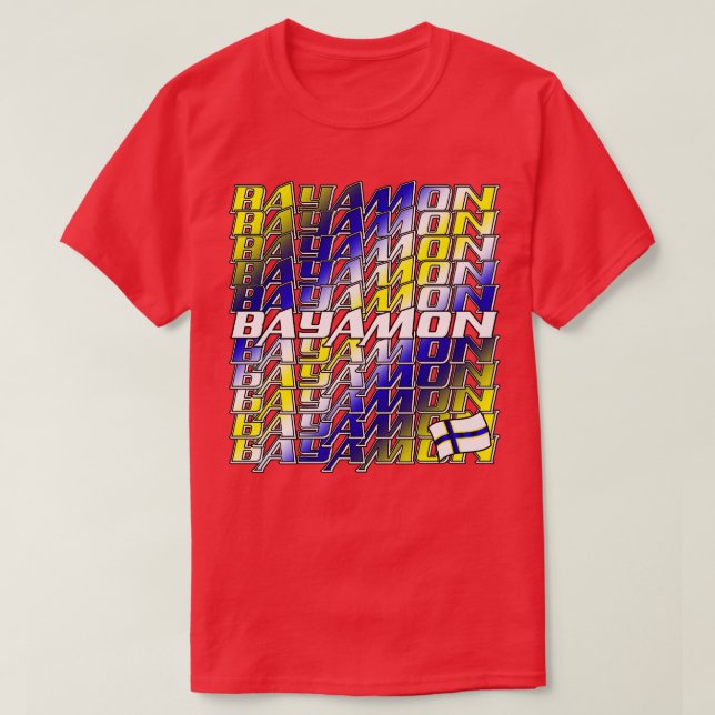 Bayamon Cascade-Text 2 T-Shirt (Design vorne)