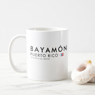 Bayamon Puerto Rico Koordinaten Mug Boricua Gesche Kaffeetasse