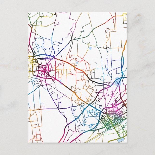 Bayannur China Postkarte (Vorderseite)