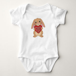 Bayb Anzug mit Liebe Baby Strampler
