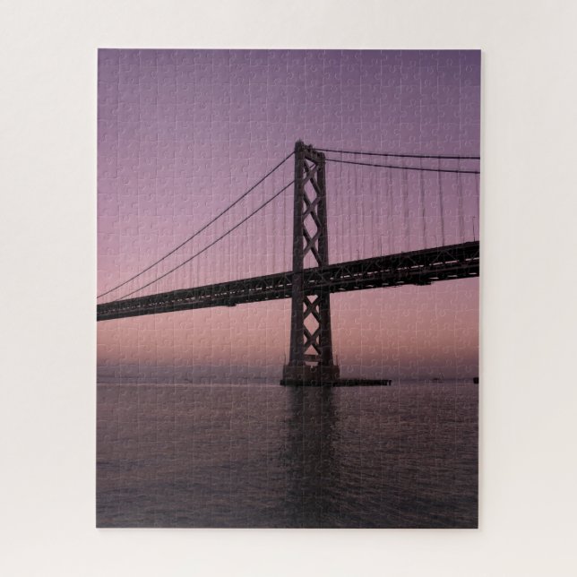 Baybridge unter Pink Sky (Vertikal)