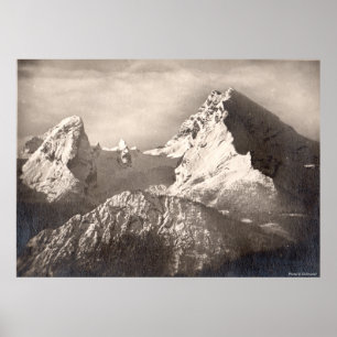Bayerische Alpen - Berchtesgaden - Watzmann - Alpe Poster