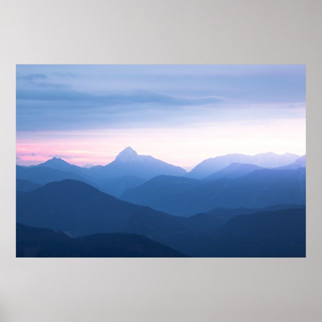 Bayerische Alpen | Herzogstand Poster (Vorne)