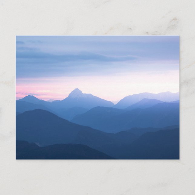 Bayerische Alpen | Herzogstand Postkarte (Vorderseite)
