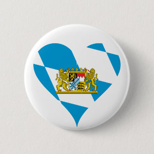 Bayerische Flagge Button