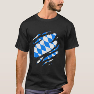 Bayerische Flagge München Germane Europa Ger Bayer T-Shirt