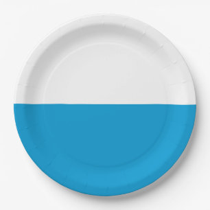 Bayerische Flagge Pappteller