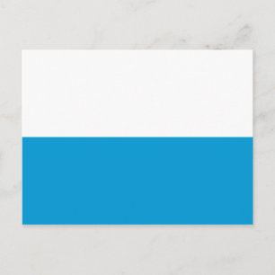 Bayerische Flagge Postkarte