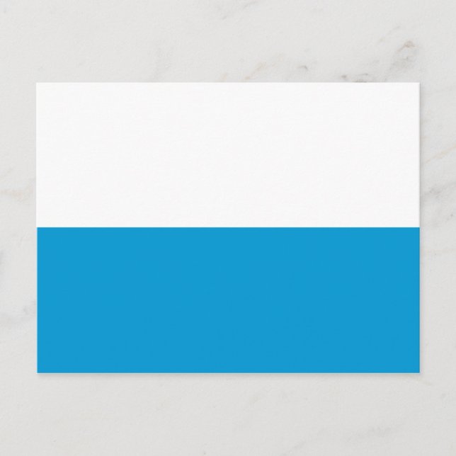 Bayerische Flagge Postkarte (Vorderseite)
