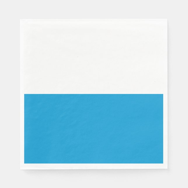 Bayerische Flagge Serviette (Vorderseite)