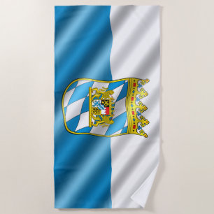 Bayerische Flagge Strandtuch