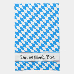 Bayerische Rauten Geschirrtuch-Vorlage Geschirrtuch