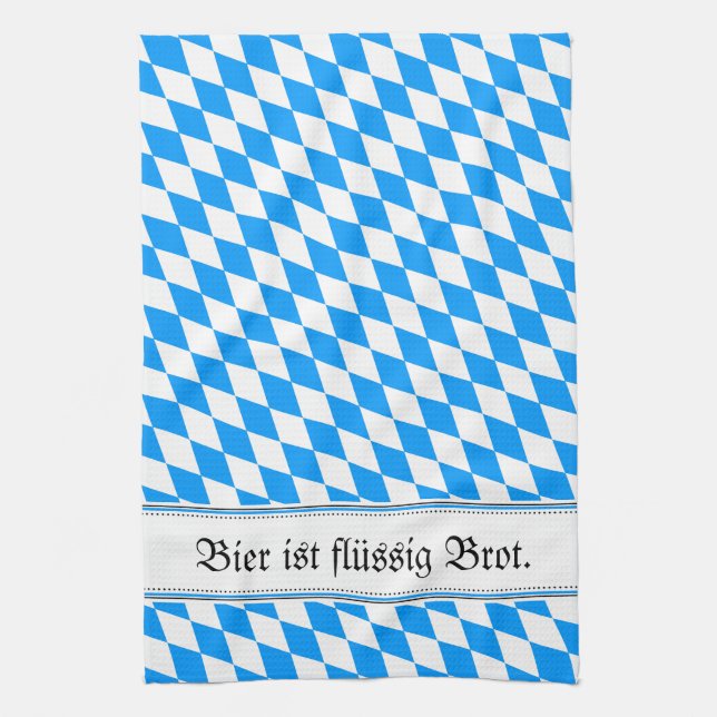 Bayerische Rauten Geschirrtuch-Vorlage Geschirrtuch (Vertikal)
