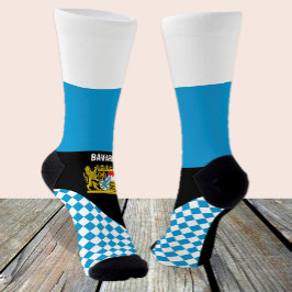 Bayerische Socken, bayerische Flaggenfarben / Spor Socken