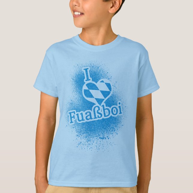 Bayerischer Fußball-T - Shirt (Vorderseite)