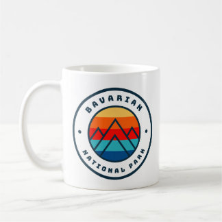 Bayerischer Nationalpark Deutschland Minimalistisc Kaffeetasse
