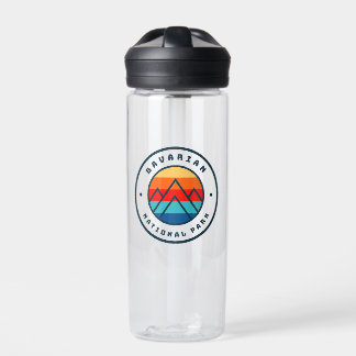 Bayerischer Nationalpark Deutschland Minimalistisc Trinkflasche