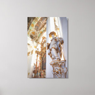 Bayerischer Rokoko Leinwanddruck