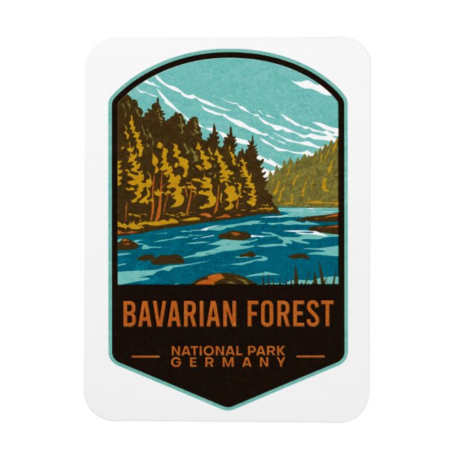 Bayerischer Wald-Nationalpark Deutschland Magnet (Vertikal)