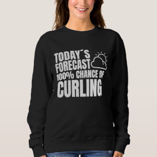 Bayerisches Curlingteam Curling-Spruch Sweatshirt