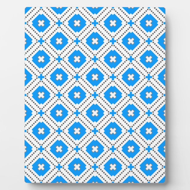 Bayerisches Muster Fotoplatte (Vorderseite)