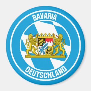 Bayerisches RundEmblem Magnet