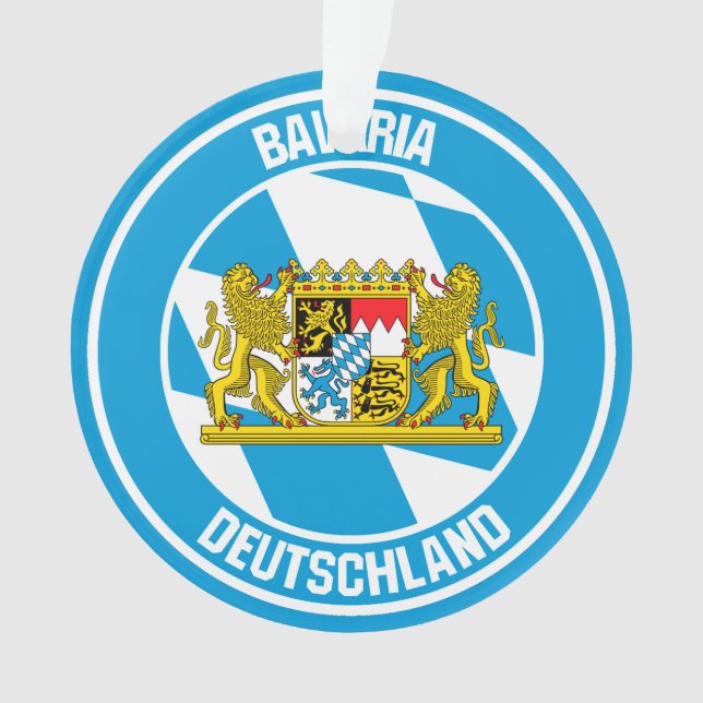 Bayerisches RundEmblem Ornament (Vorderseite)