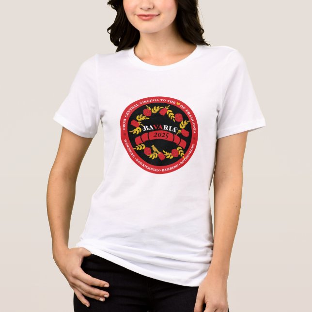 Bayern-Abzeichen Tri-Blend Shirt (Vorderseite)