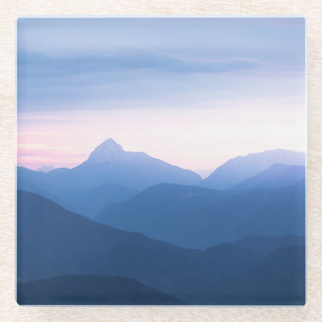 Bayern-Alpen | Herzogstand Glasuntersetzer (Vorderseite)