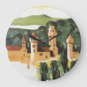 Bayern, Deutschland, Deutschland, Schlosspark Große Wanduhr