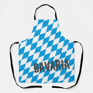 Bayern Deutschland Diamantflaggendesign Schürze