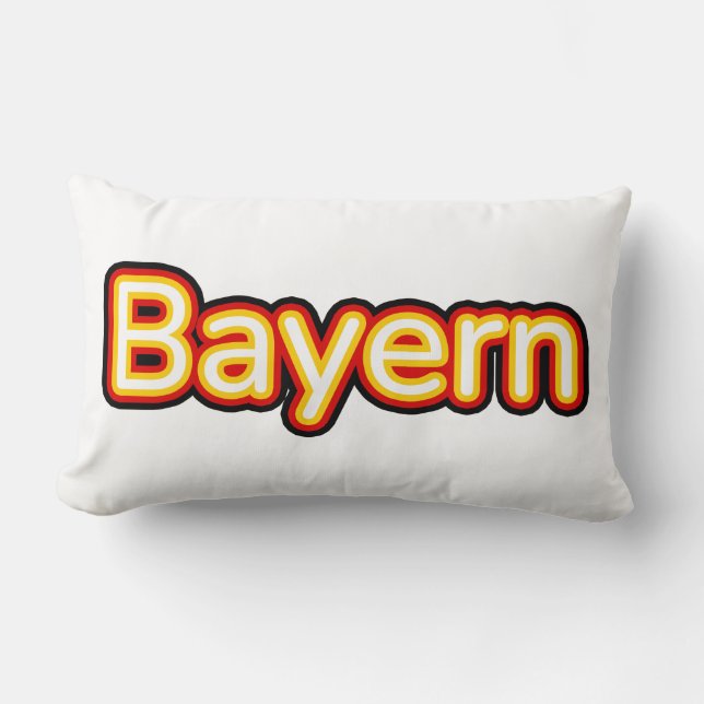 Bayern Deutschland Lendenkissen (Vorderseite)