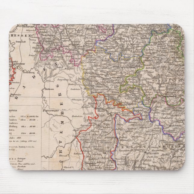 Bayern, Deutschland Mousepad (Vorne)
