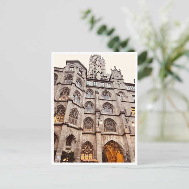 Bayern Rathaus-Glockenspiel in München, Deutschlan Postkarte (Stehend Vorderseite)