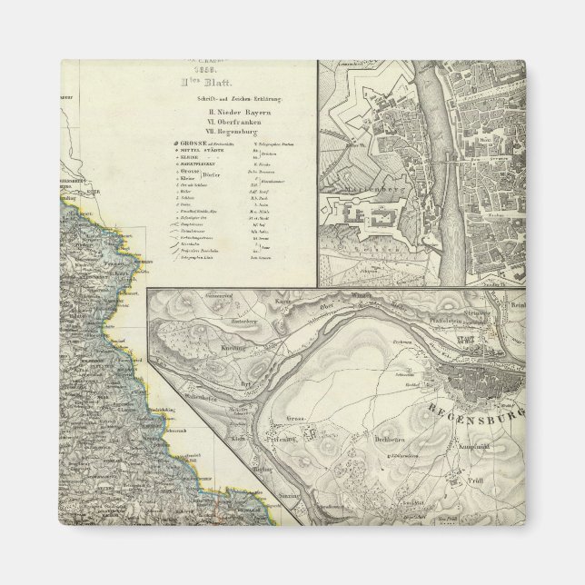 Bayern, Regensburg Magnet (Vorne)