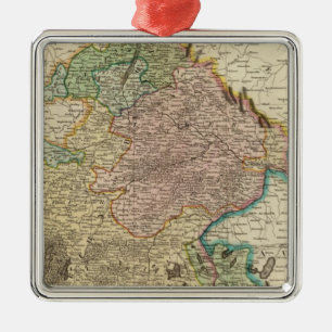 Bayern richtig silbernes ornament