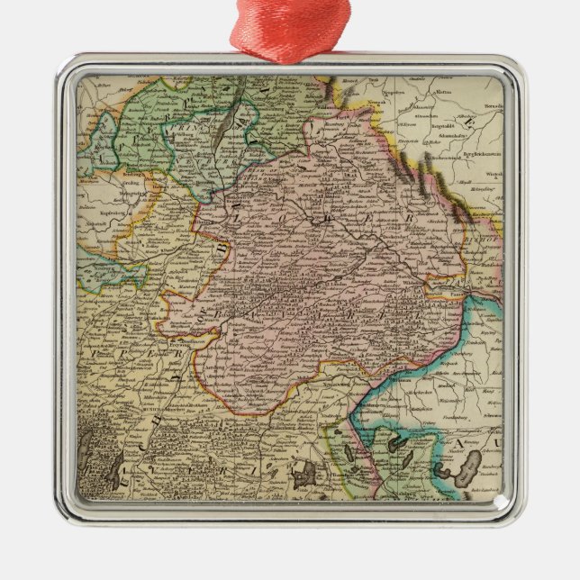 Bayern richtig silbernes ornament (Vorne)