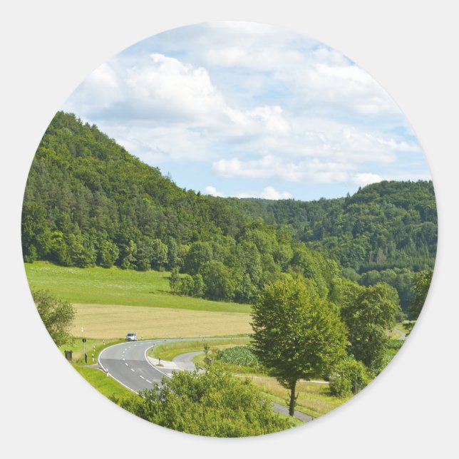 Bayern Runder Aufkleber (Vorderseite)