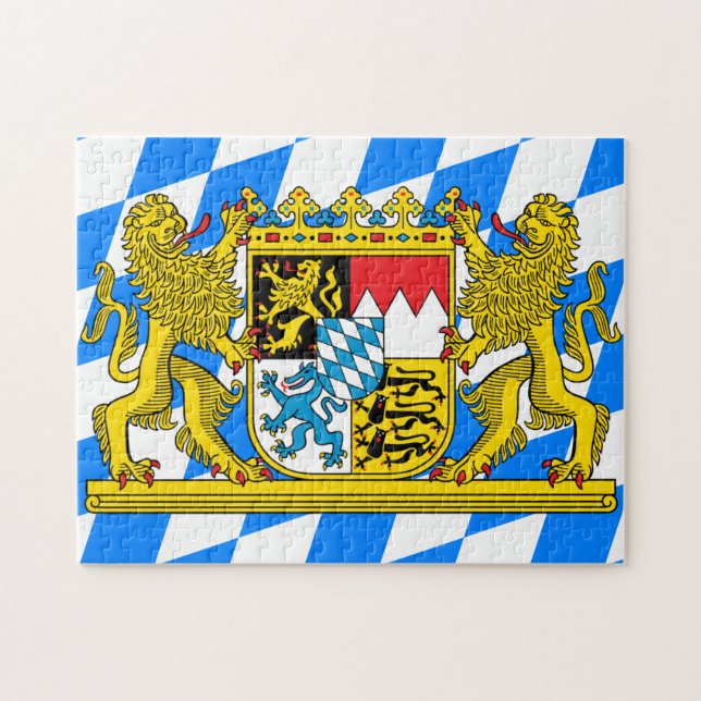 Bayern-Wappen (Horizontal)