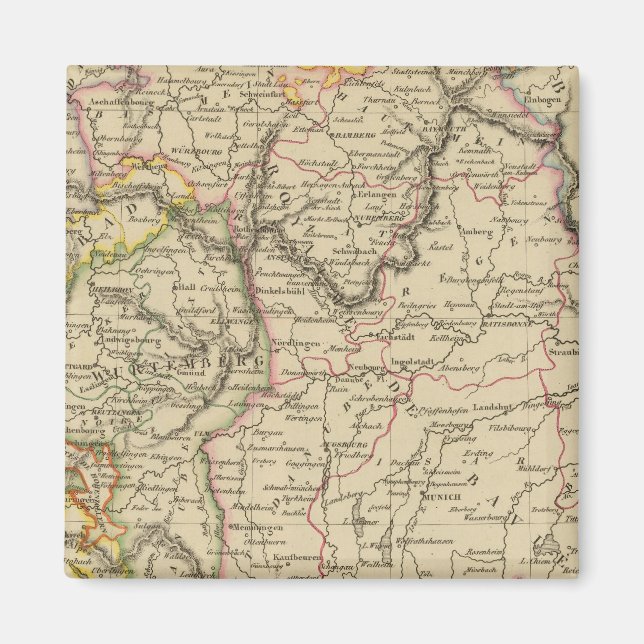 Bayern, Westtemberg und Baden Gr Magnet (Vorne)