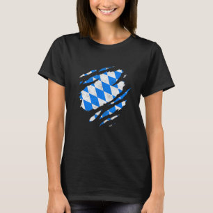 Bayernflagge München Deutschland Europa Deutschlan T-Shirt