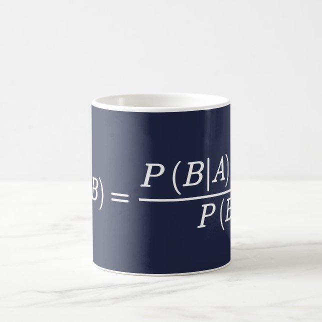 Bayes Theorem Science équation mathématique Mug (Centre)