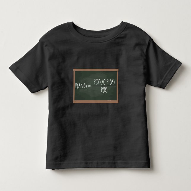 Bayes Theorem Wahrscheinlichkeitstheorie Daten Kleinkind T-shirt (Vorderseite)