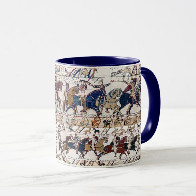 BAYEUX STEUER 1066 NORMAN KNIGHTS AND ARCHERS MEU TASSE (VorderseiteRechts)